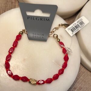 (#40) Pilgrim Vibrant Red Bracelet - Women's Jewelry